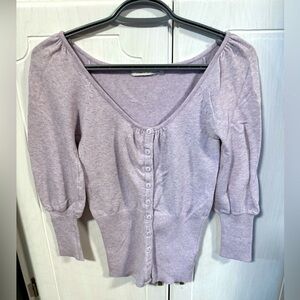 Lilac Coloured Cardigan